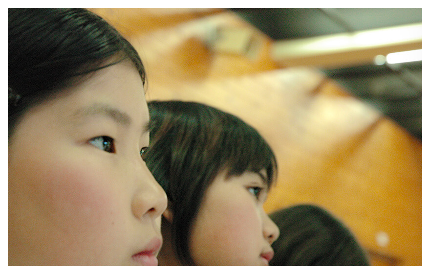 ゲームに参加した子供たちの様子